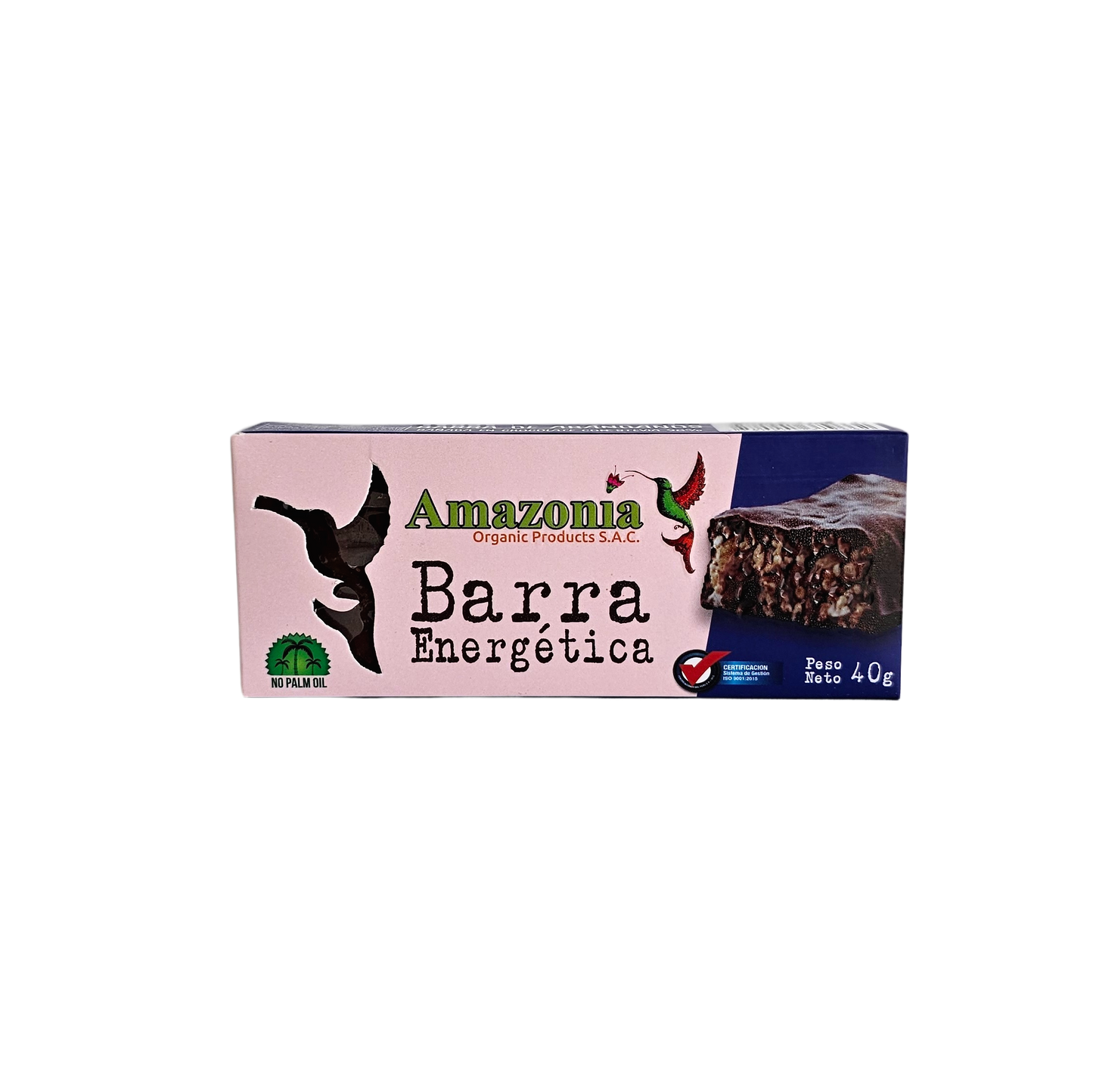 Barra energética con arandanos 40g Amazonia