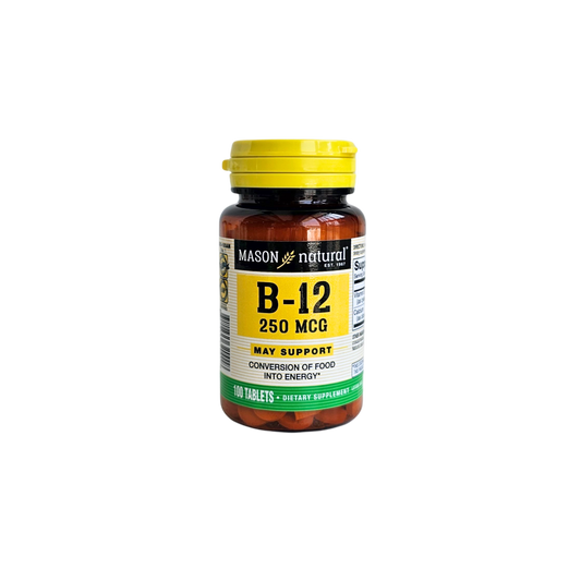 Vitamina B-12 250 mcg 100tab Mason natural