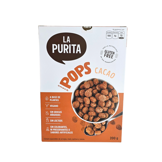 Pops cacao 200g La Purita