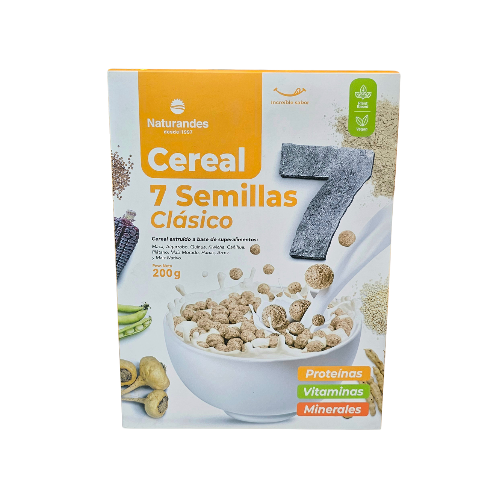 Cereal siete semilla vainilla 200g Naturandes