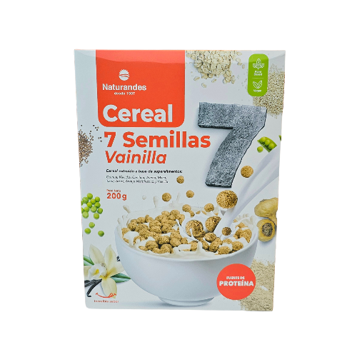 Cereal siete semillas vainilla 200g Naturandes