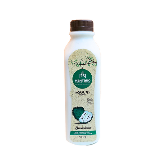 Yogurt frutado guanabana 1L Mantaro