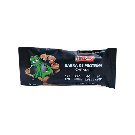 Barra de proteina Caramel Fit rex
