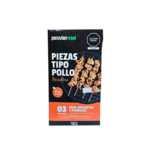 Piezas de pollo parrilero 400gr Peruvian veef