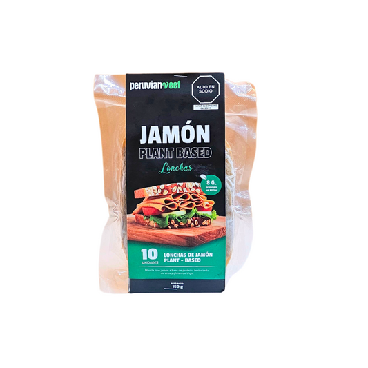 Jmaon plant based lonchas 10und Peruvian veef
