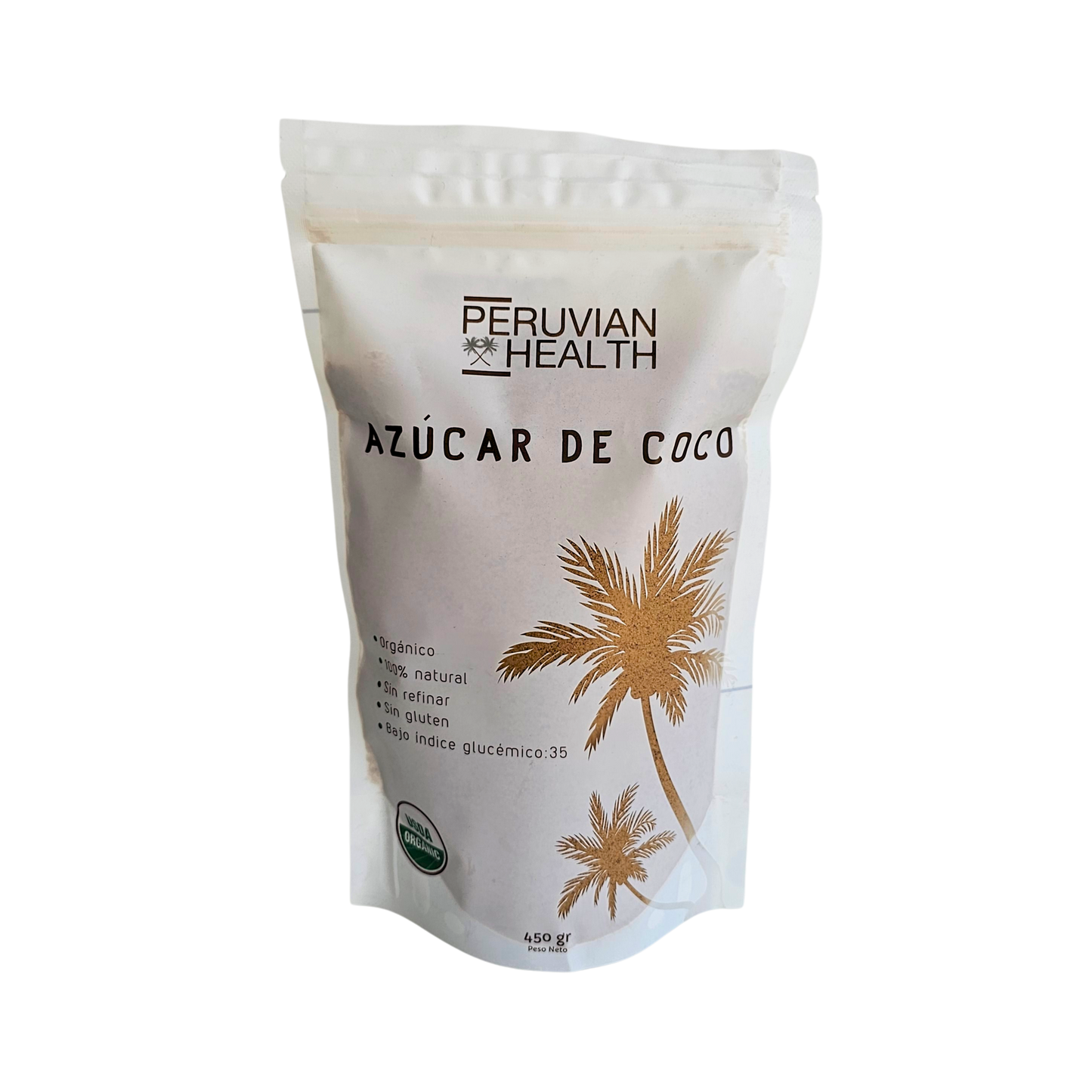 Azúcar de coco 450g Peruvian Health