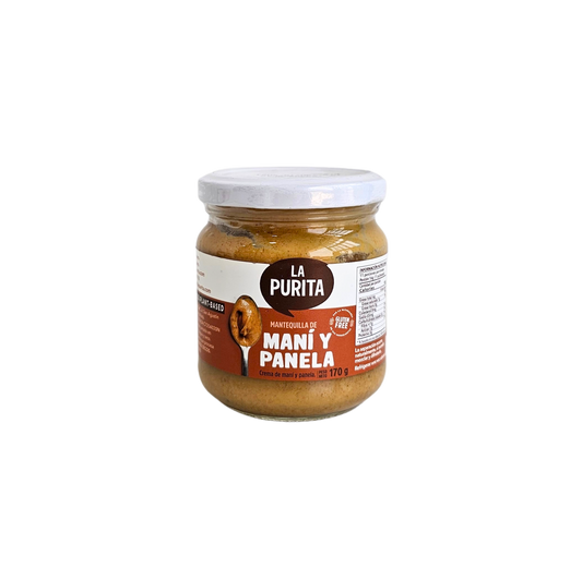 Mantequilla de maní y panela 170g La Purita