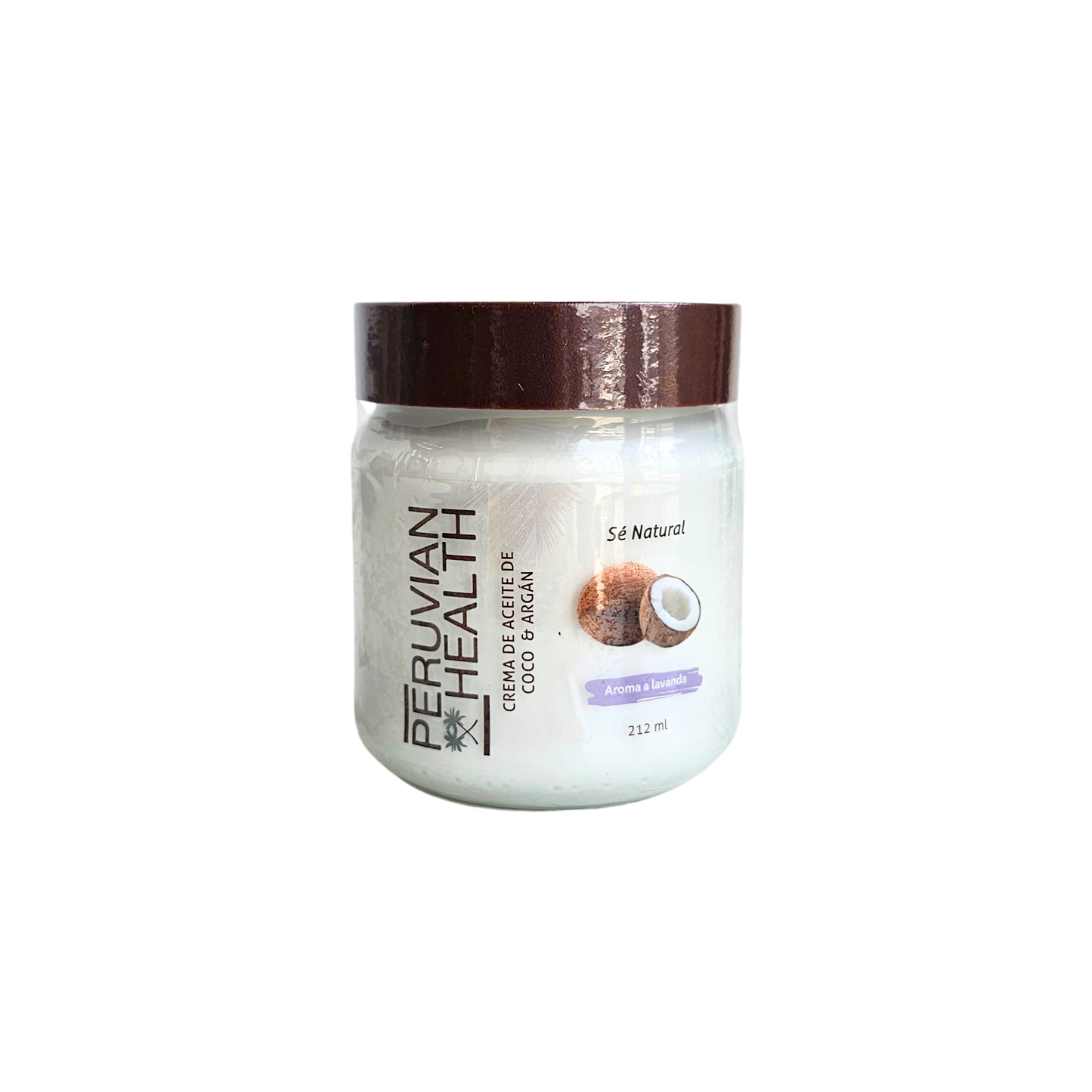 Crema de aceite de coco y argan 212ml Peruvian health