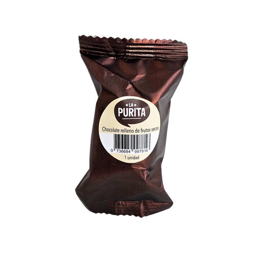 Chocolate relleno de frutos secos La Purita
