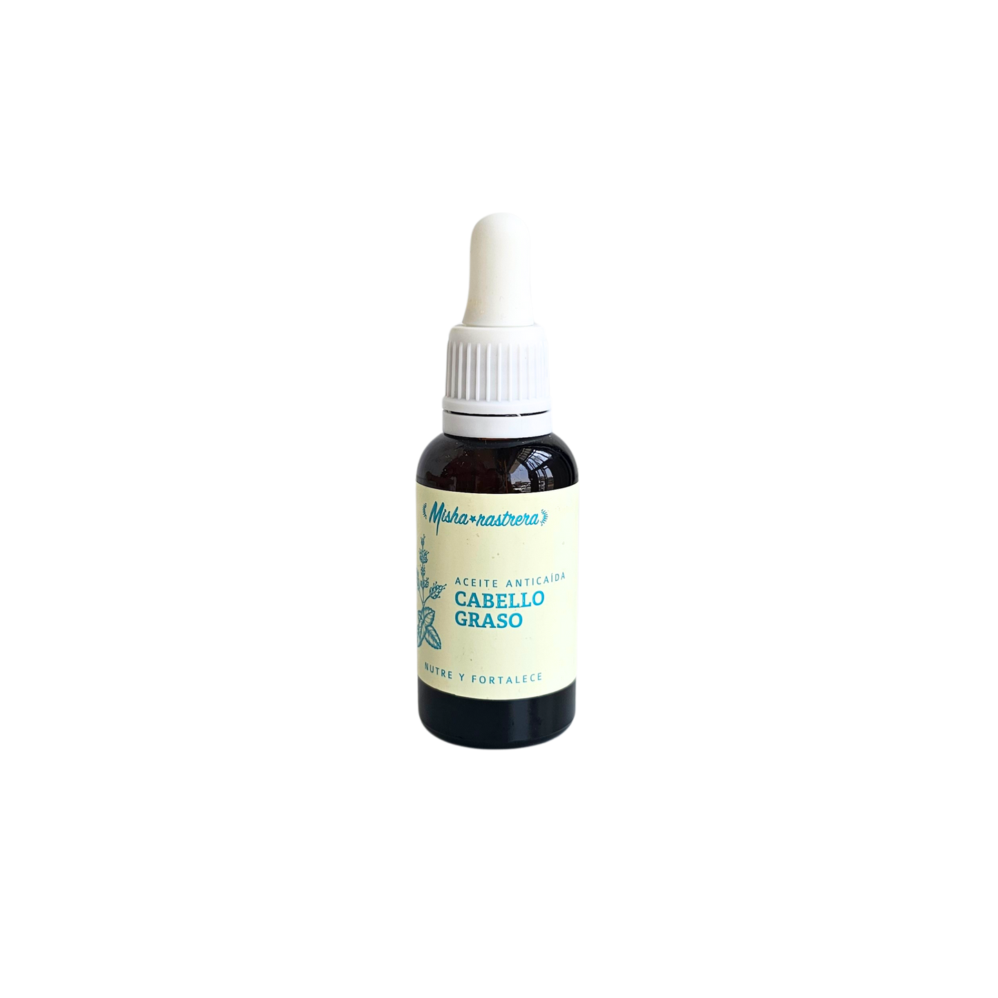 Aceite anticaida cabello graso 30ml Misha rastrera