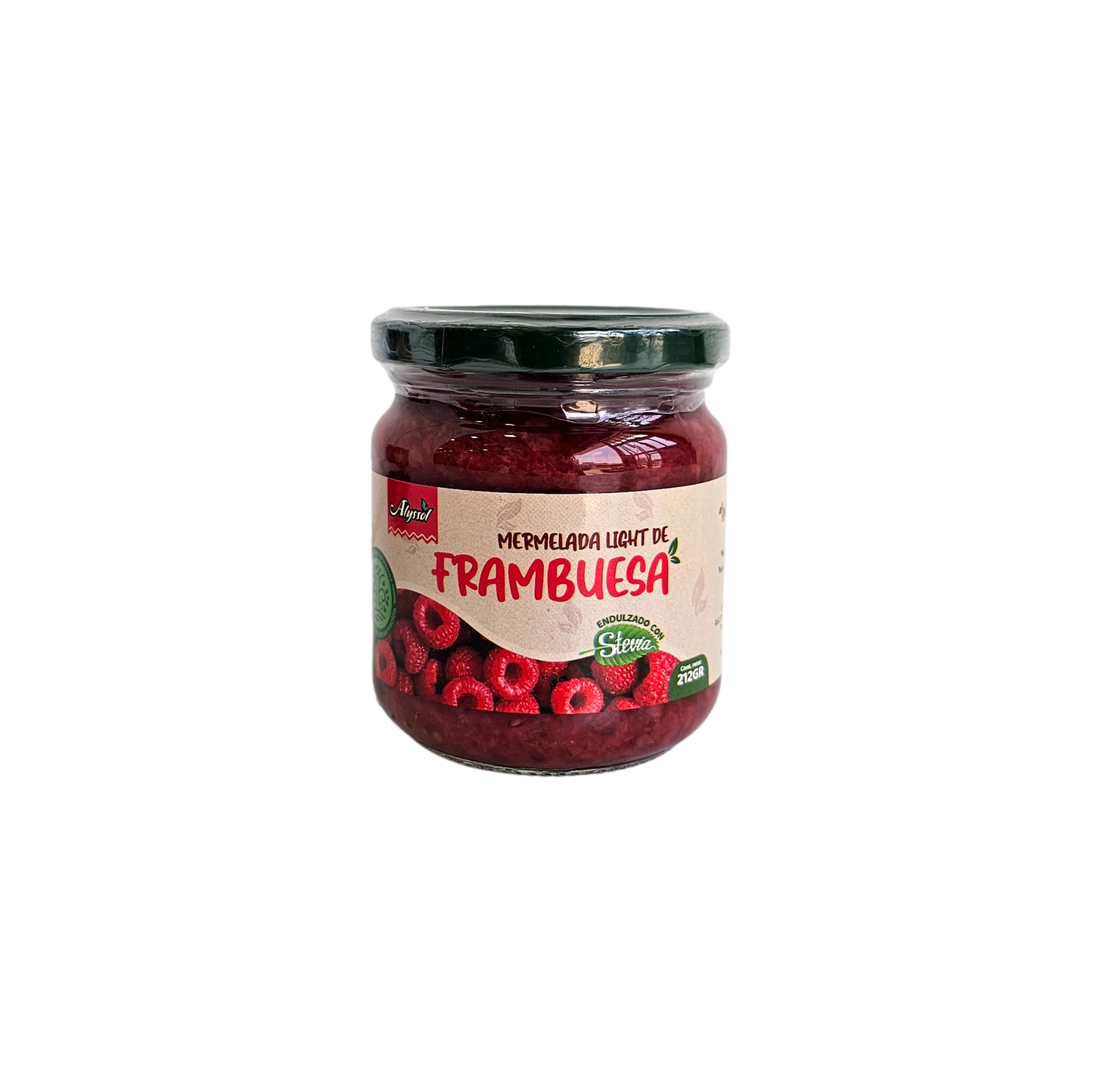 Mermelada de frambuesa 212g Alyssol