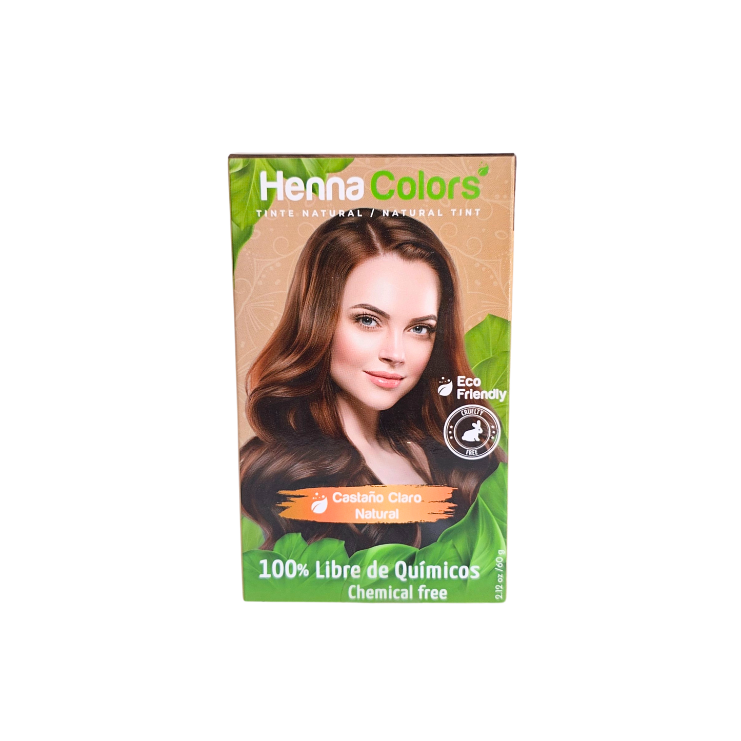 Tinte castaño claro natural 100% Henna colors