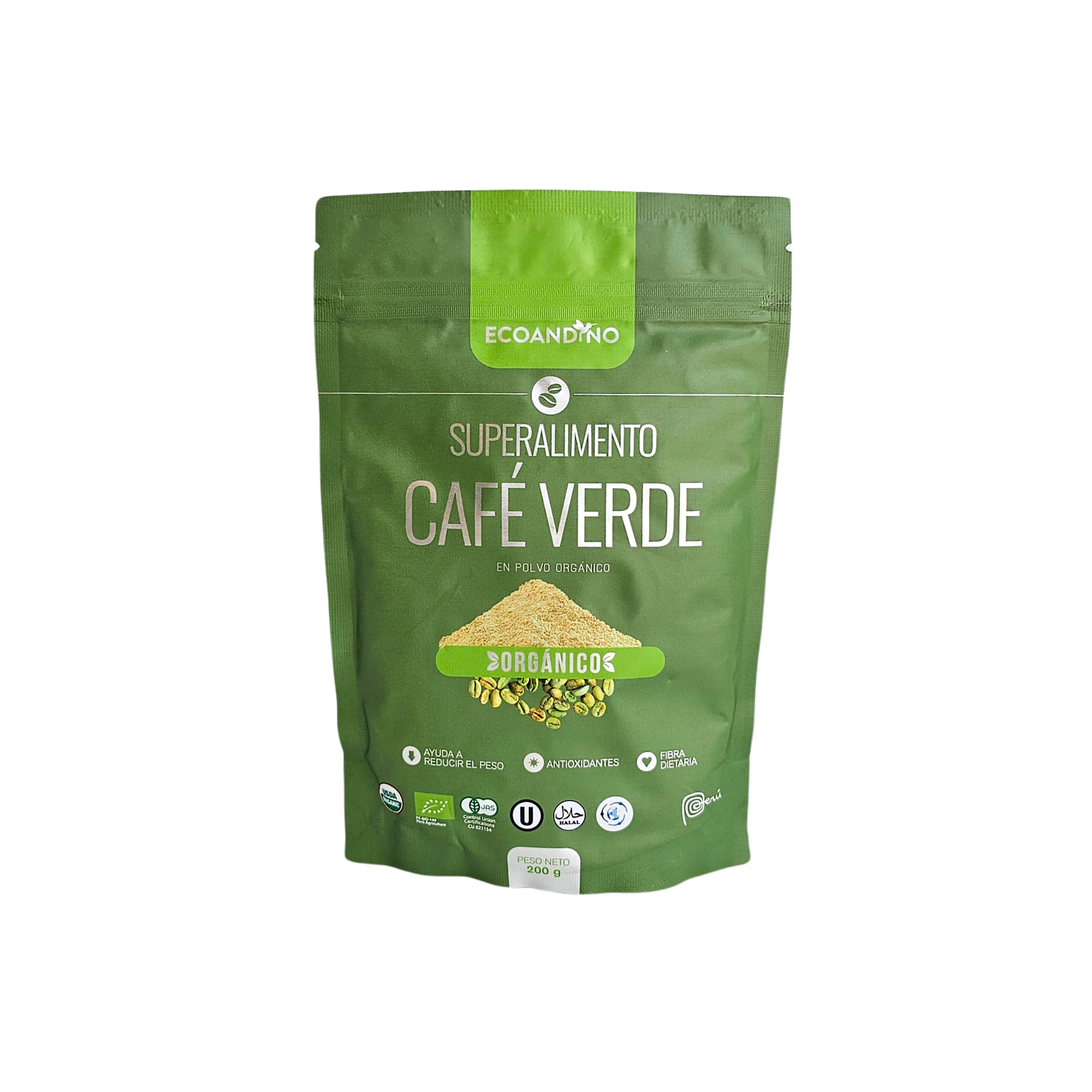 Cafe verde 200gr Ecoandino