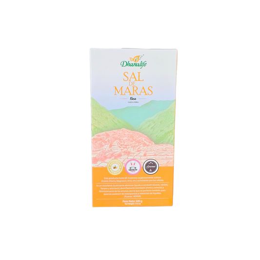 Sal de maras fina 500g Dhanalife