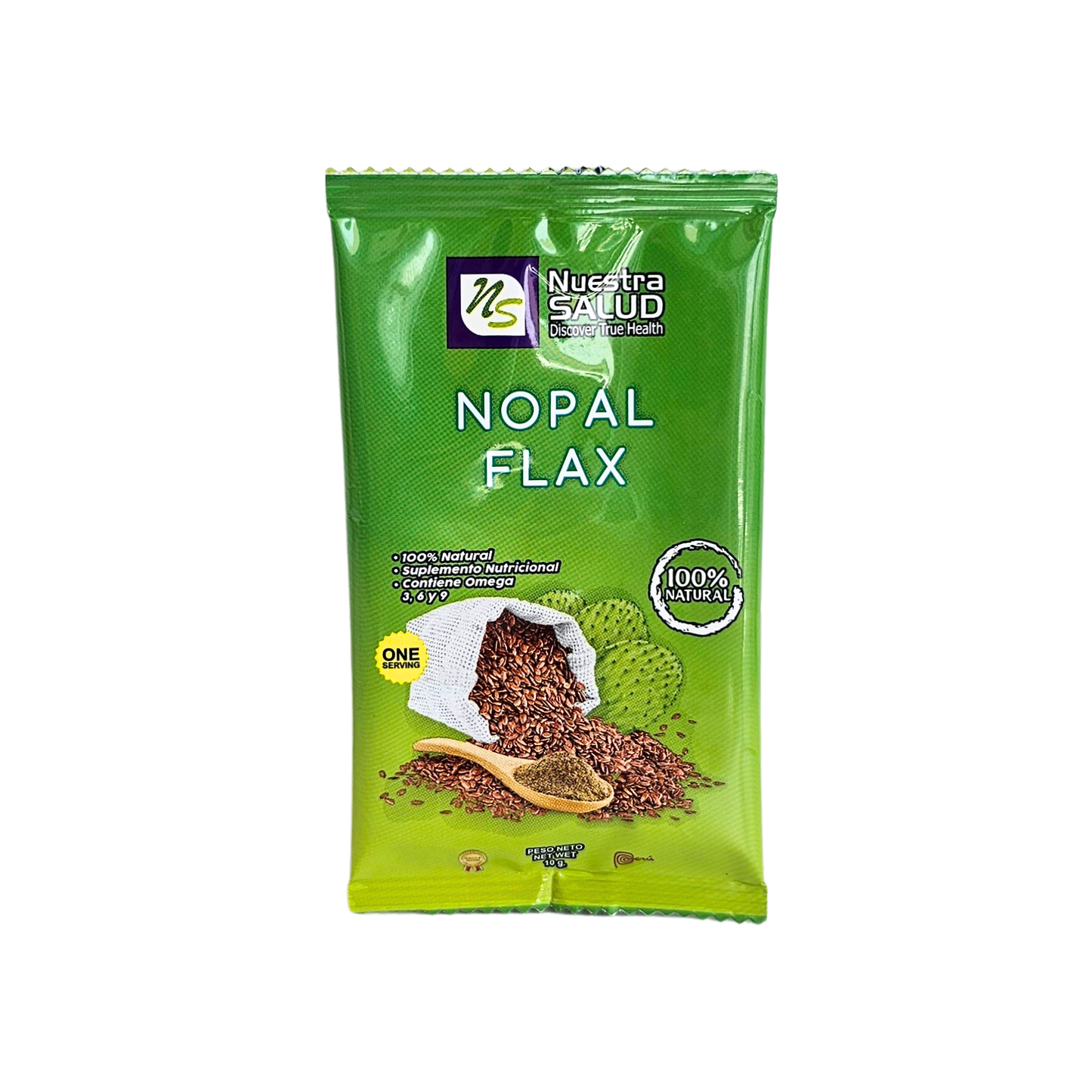 Nopal flax 10gr Nuestra salud