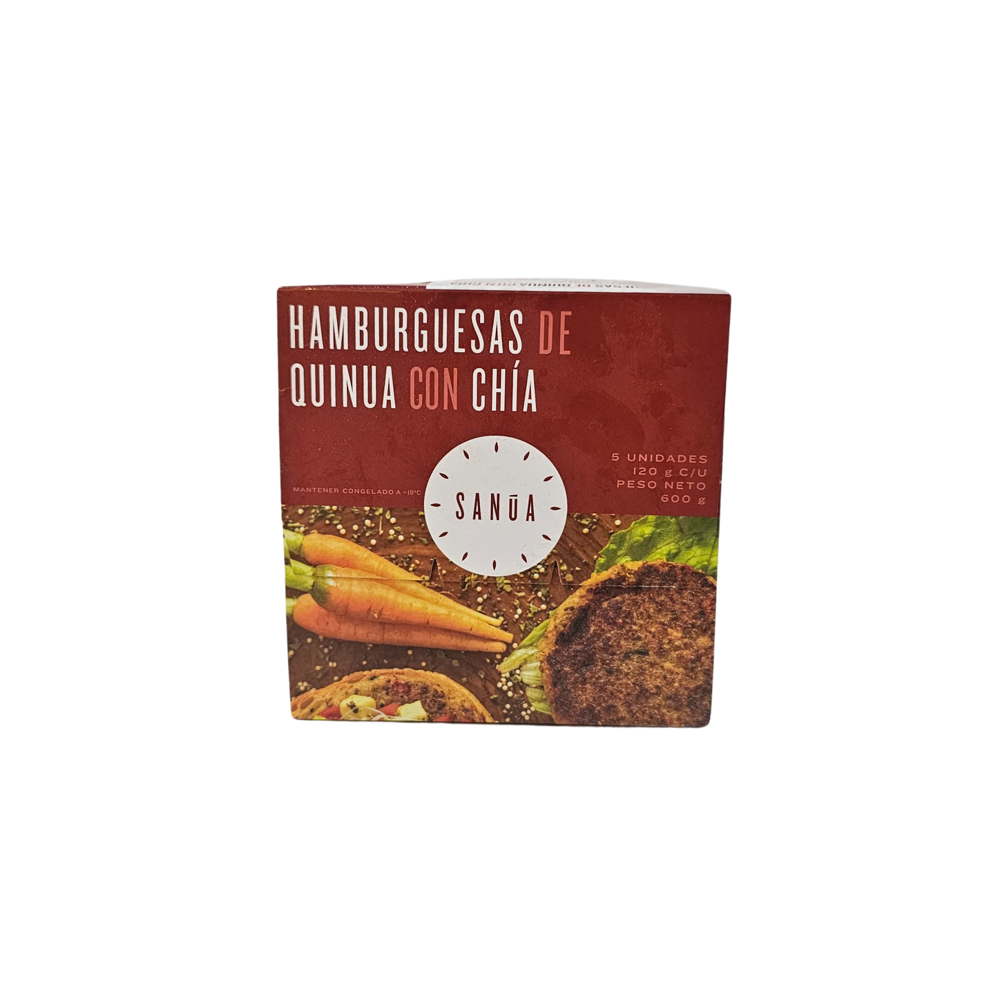Hamburguesas de quinua con chía
