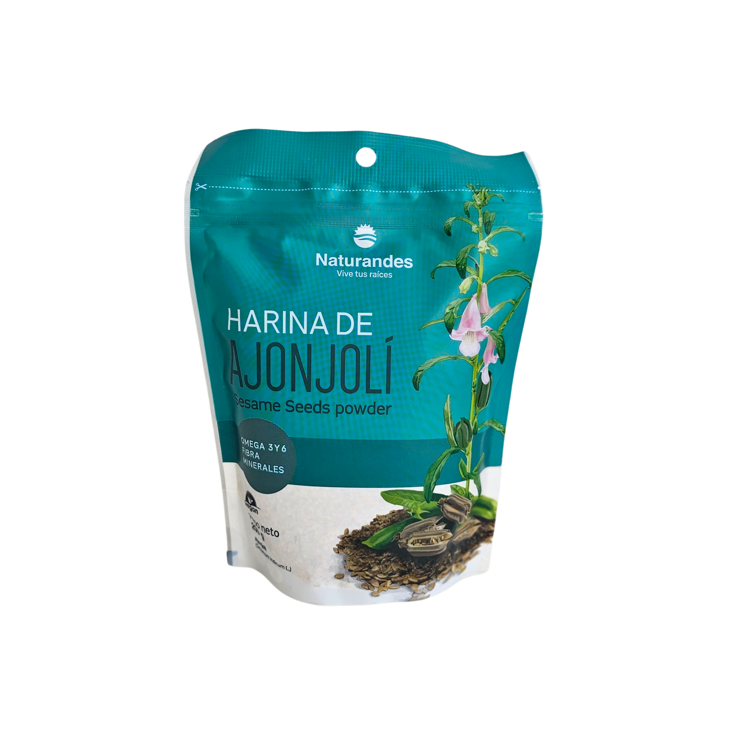Harina de ajonjoli 200gr Naturandes