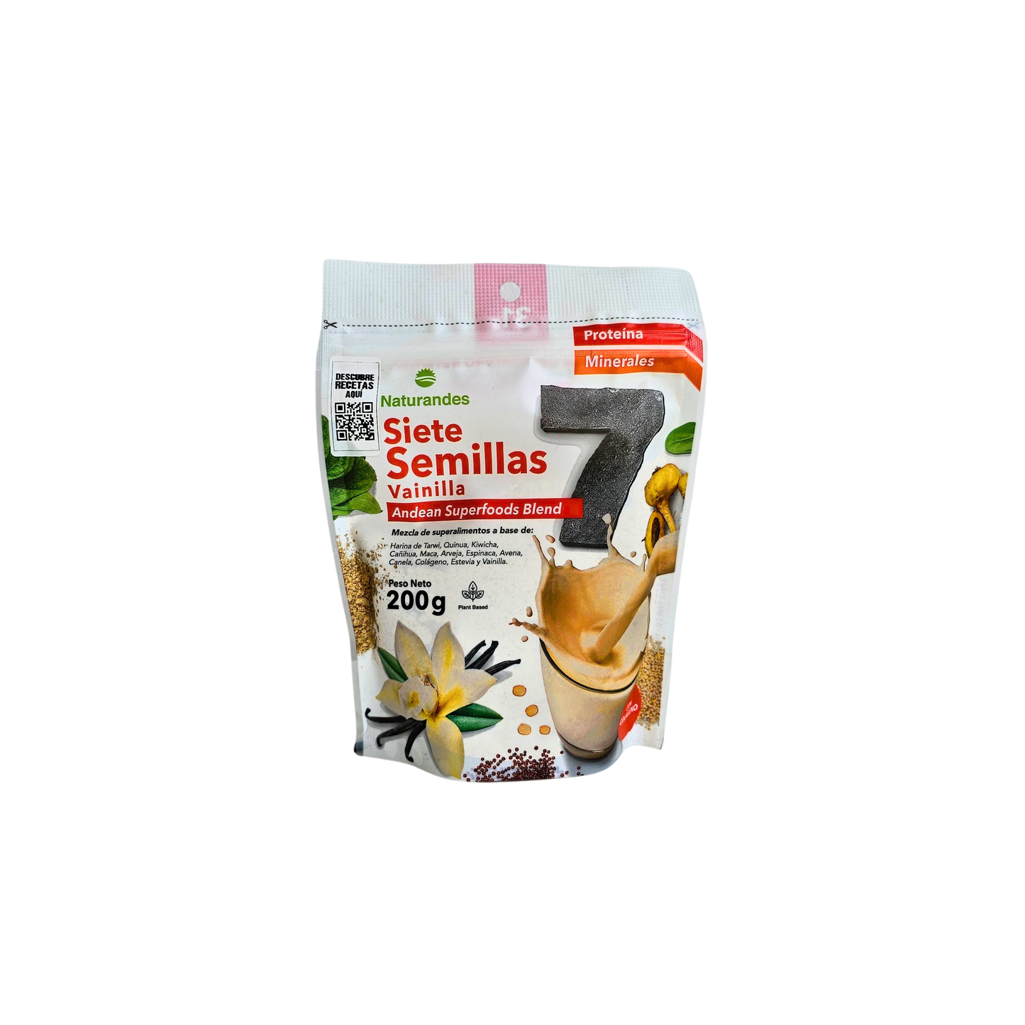 Siete semillas vainilla 200gr Naturandes