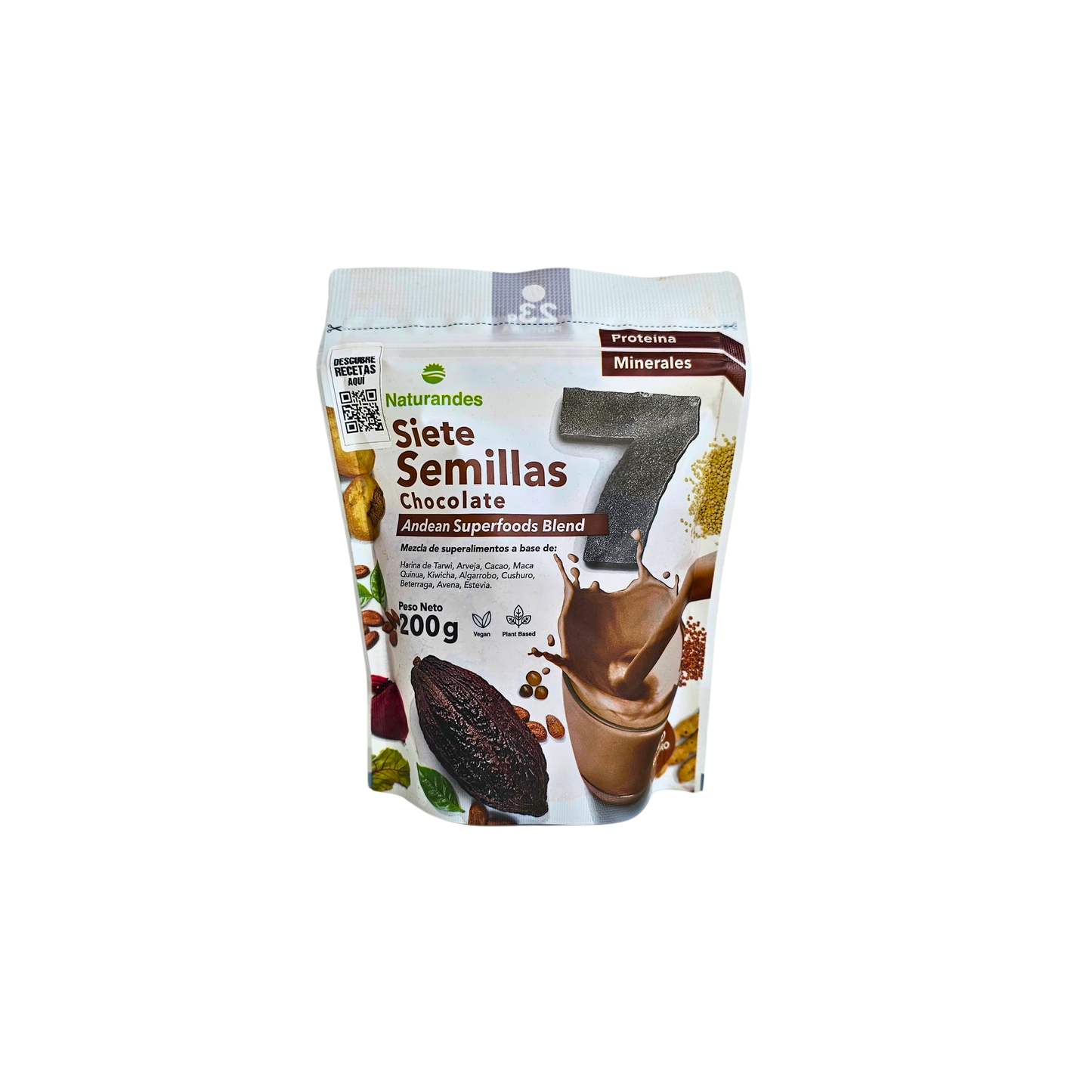 Siete semillas chocolaye 200gr Naturandes