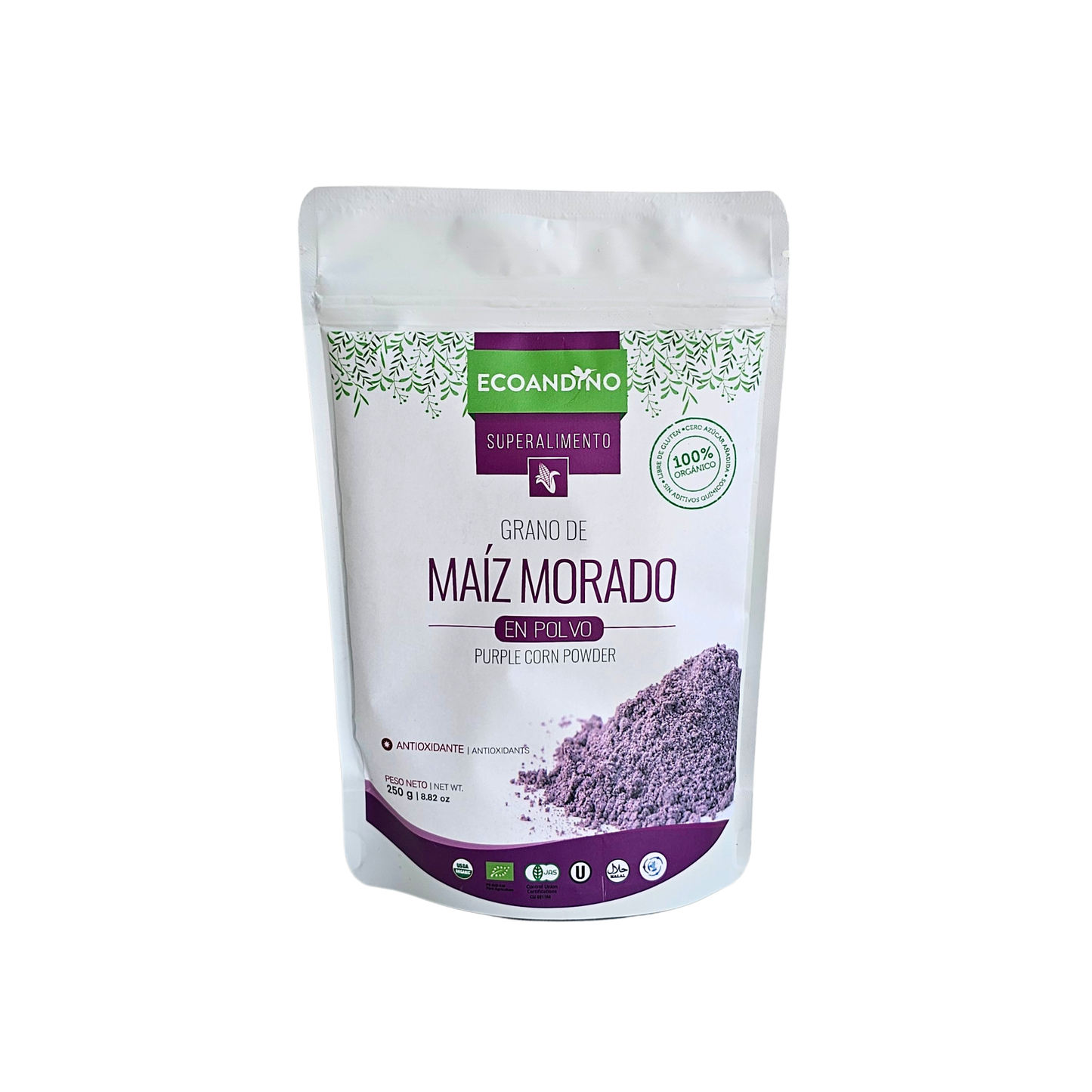 Harina de granos y maiz morado 250gr Ecoandino