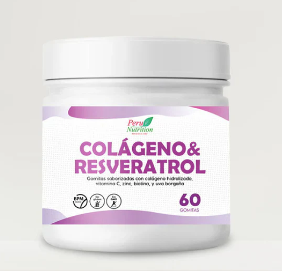 GOMITAS COLAGENO Y RESVERATROL PERU NUTRITION