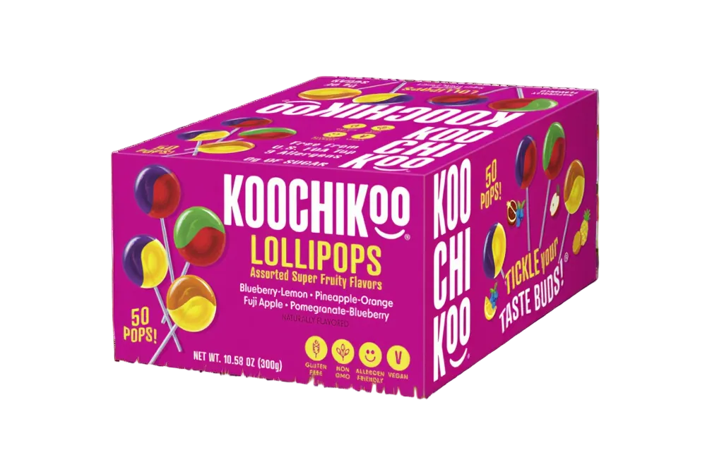 KOOCHICOO LOLLIPOPS POUCH GF POUCH CAJA 50 UND