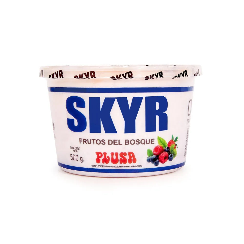 YOGURT SKYR FRUTOS DEL BOSQUE 500GR PLUSA