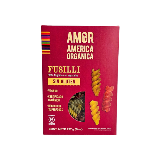 Pasta trigrano fusilli 227gr America organica