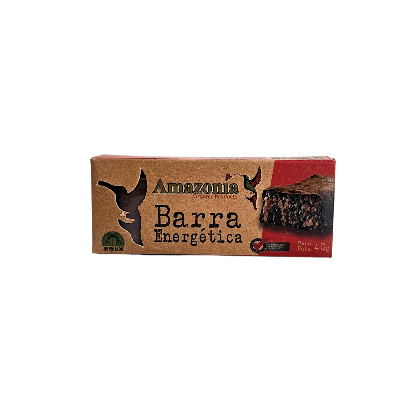 Barra energética con frutos secos 40g Amazonia