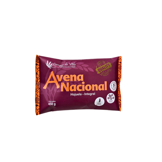 Hojuelas de avena integral 450gr Campos de vida