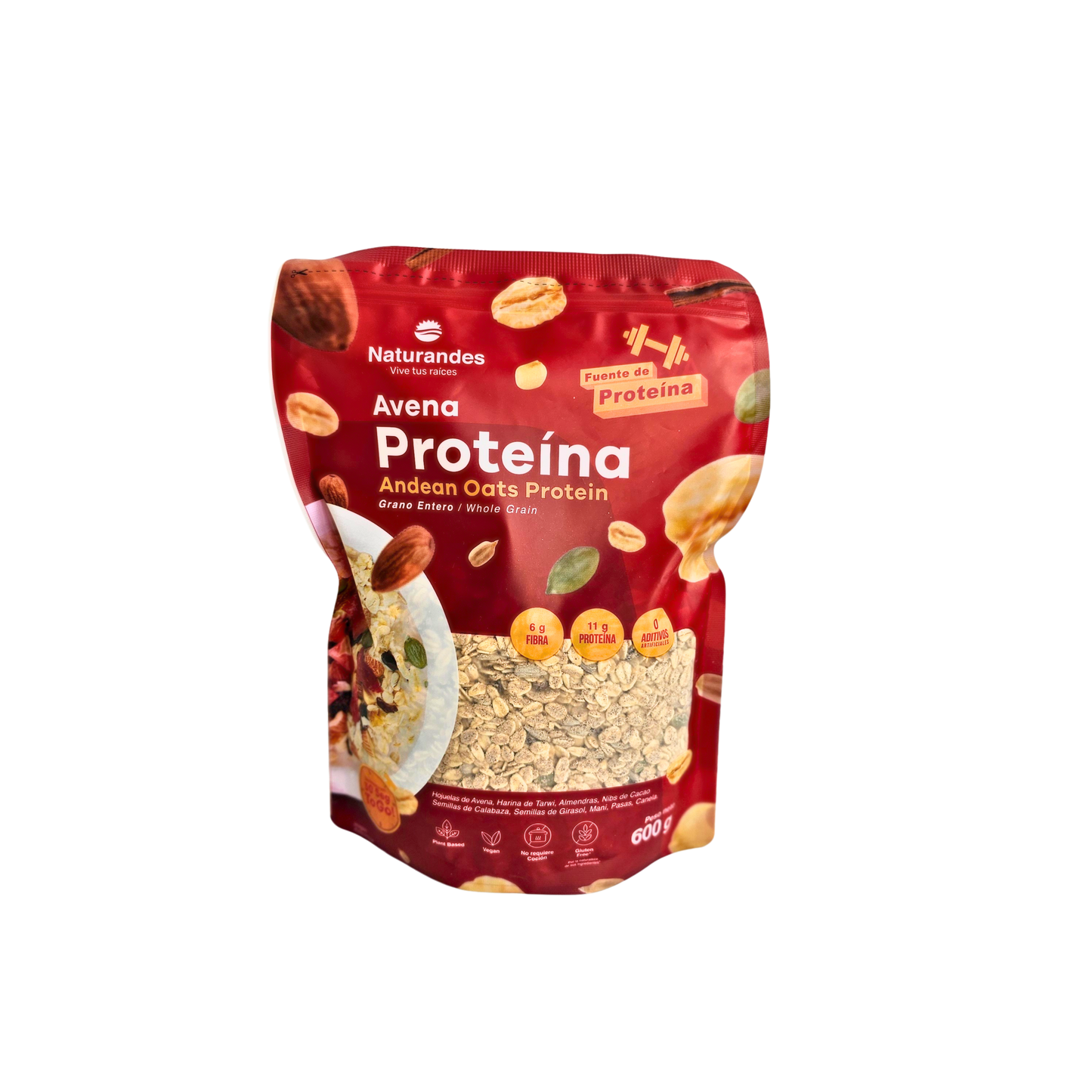 Andean oat proteina 600gr Naturandes