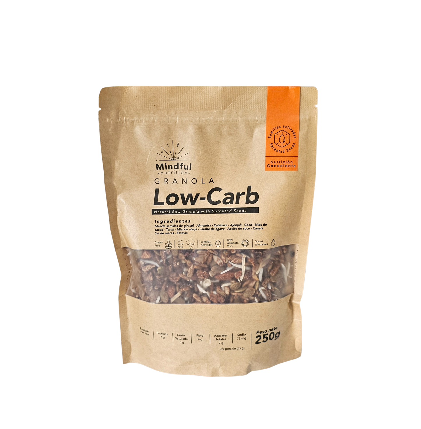 Granola Low Carb 250g Mindful