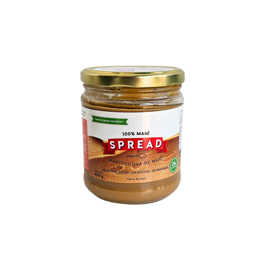Mantequilla 100% maní 410g Spread