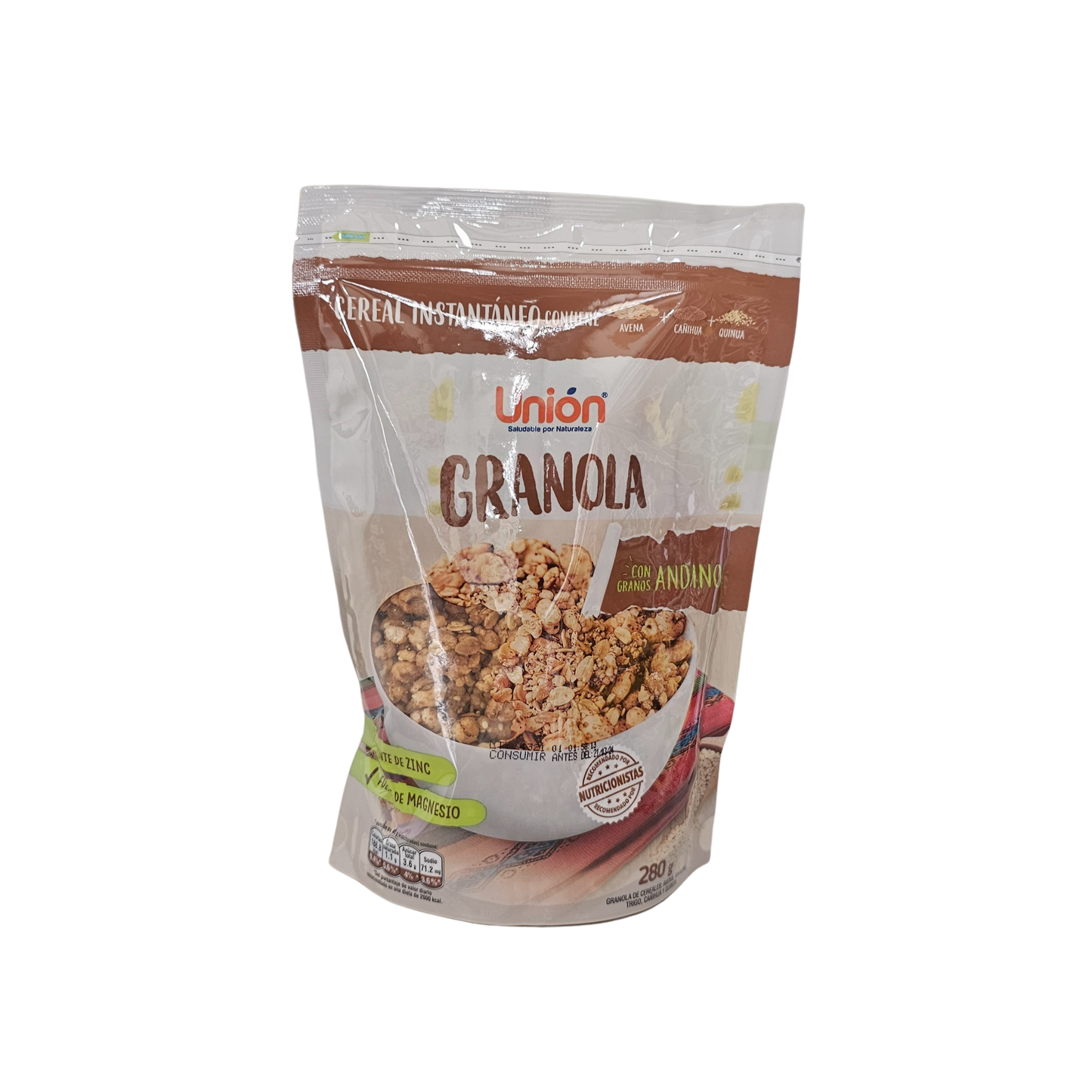 Granola granos andinos 280g Union