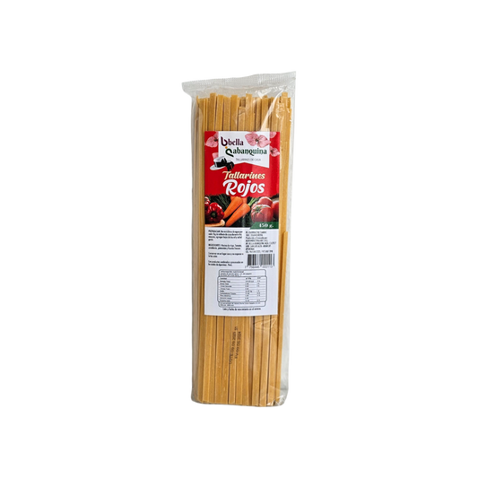 Tallarin rojo tomate 450gr Bella abanquina