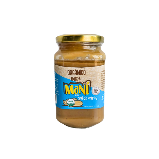 Mantequilla de maní con sal de maras 330g Chuncho