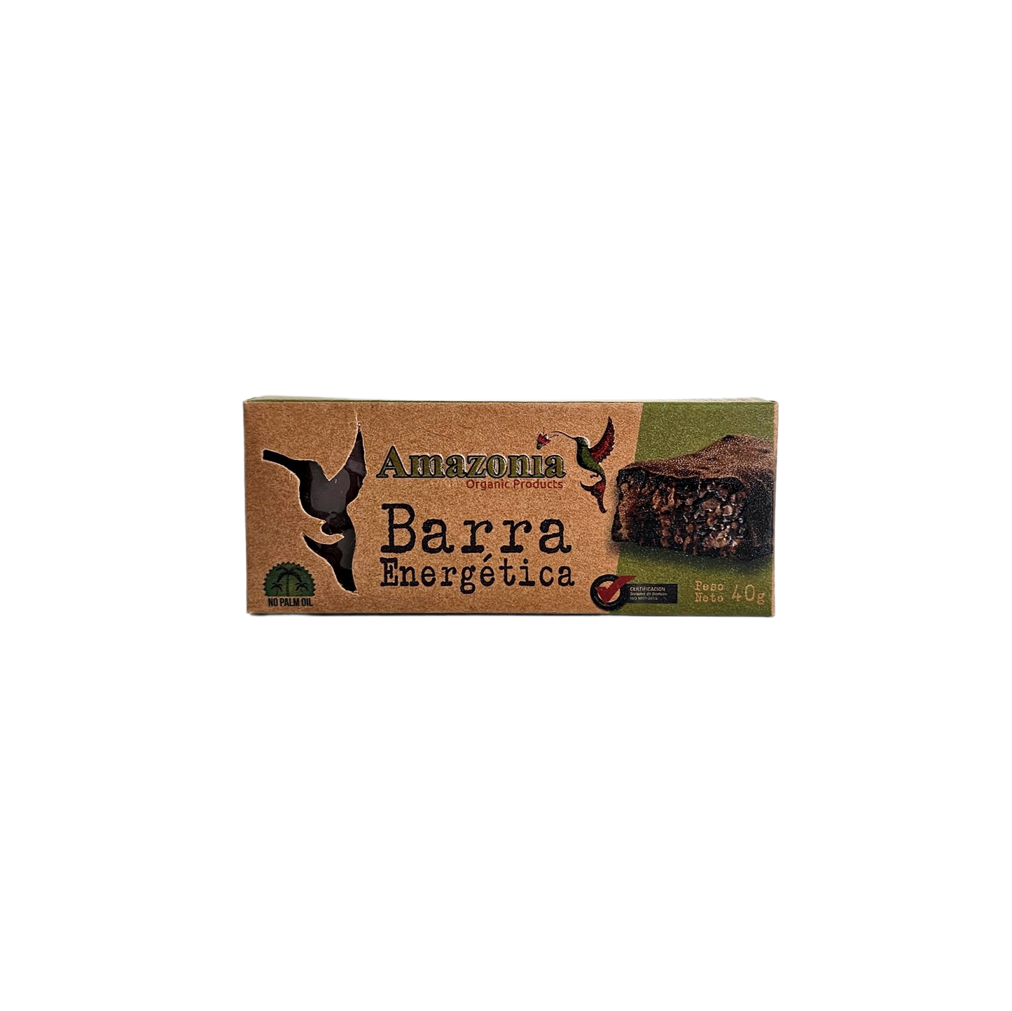Barra energética con ajonjolí 40g Amazonia