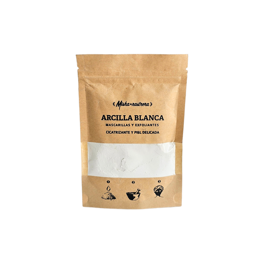 Arcilla blanca 100gr Misha rastrera