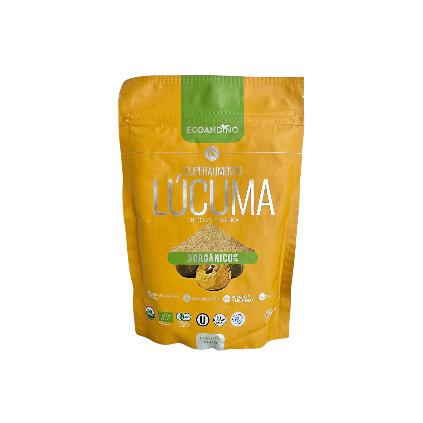 Lucuma en polvo organico 250gr Ecoandino
