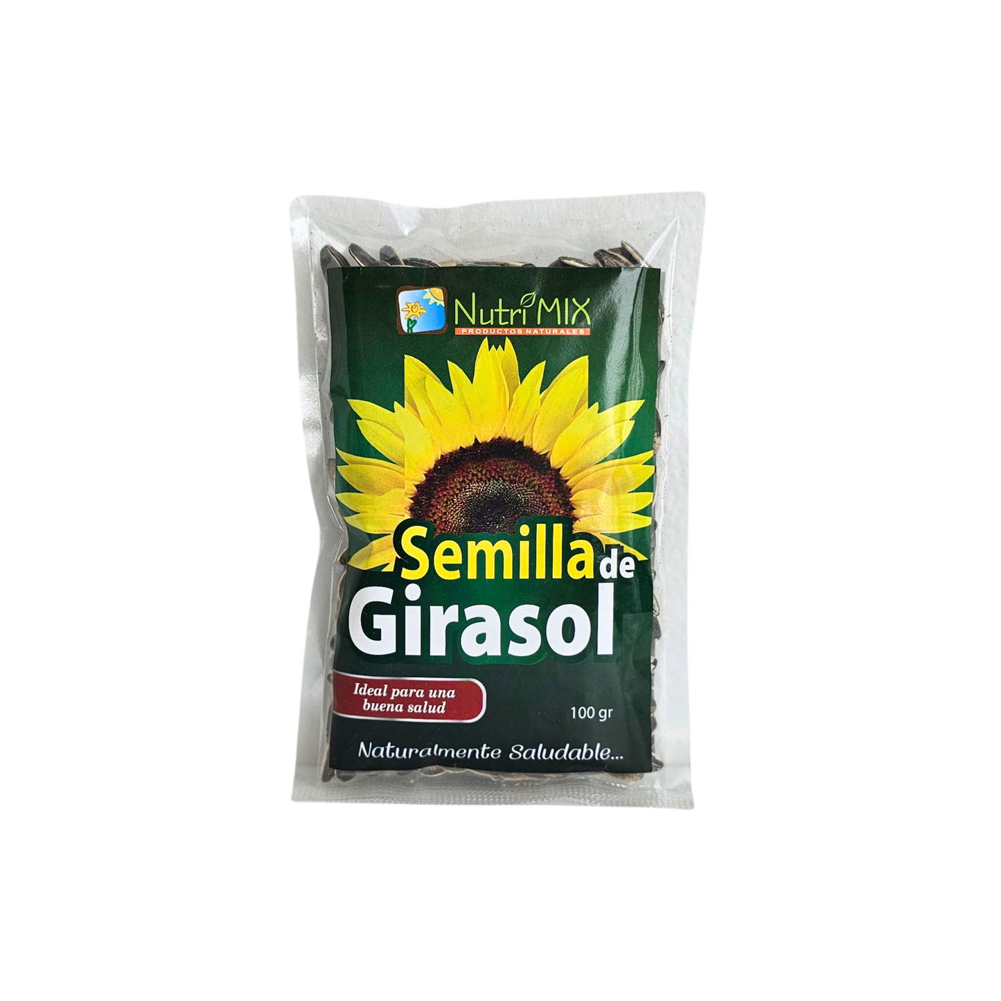 Semilla de girasol con cascara 100gr Nutrimix