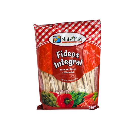 Fideo integral 250gr Nutrimix