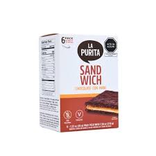 GALLETON CHOCOLATE MANI CAJA 6UND 210G LA PURITA