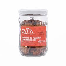 EVITA GALLETA DE NARANJA CON ARANDANOS SIN GLUTEN 180G