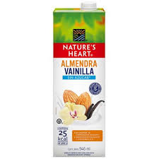 BEBIDA DE ALMENDRAS VAINILLA SIN AZUCAR 946 ML NATURE'S HEART