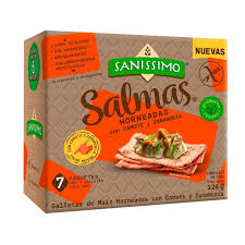 SALMAS HORNEADAS CAMOTE Y ZANAHORIA 126G SANISSIMO