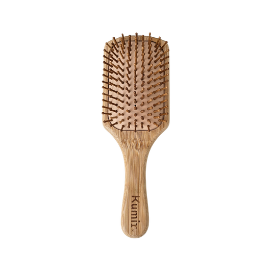 Peine de bambu rectangular grande Kumir