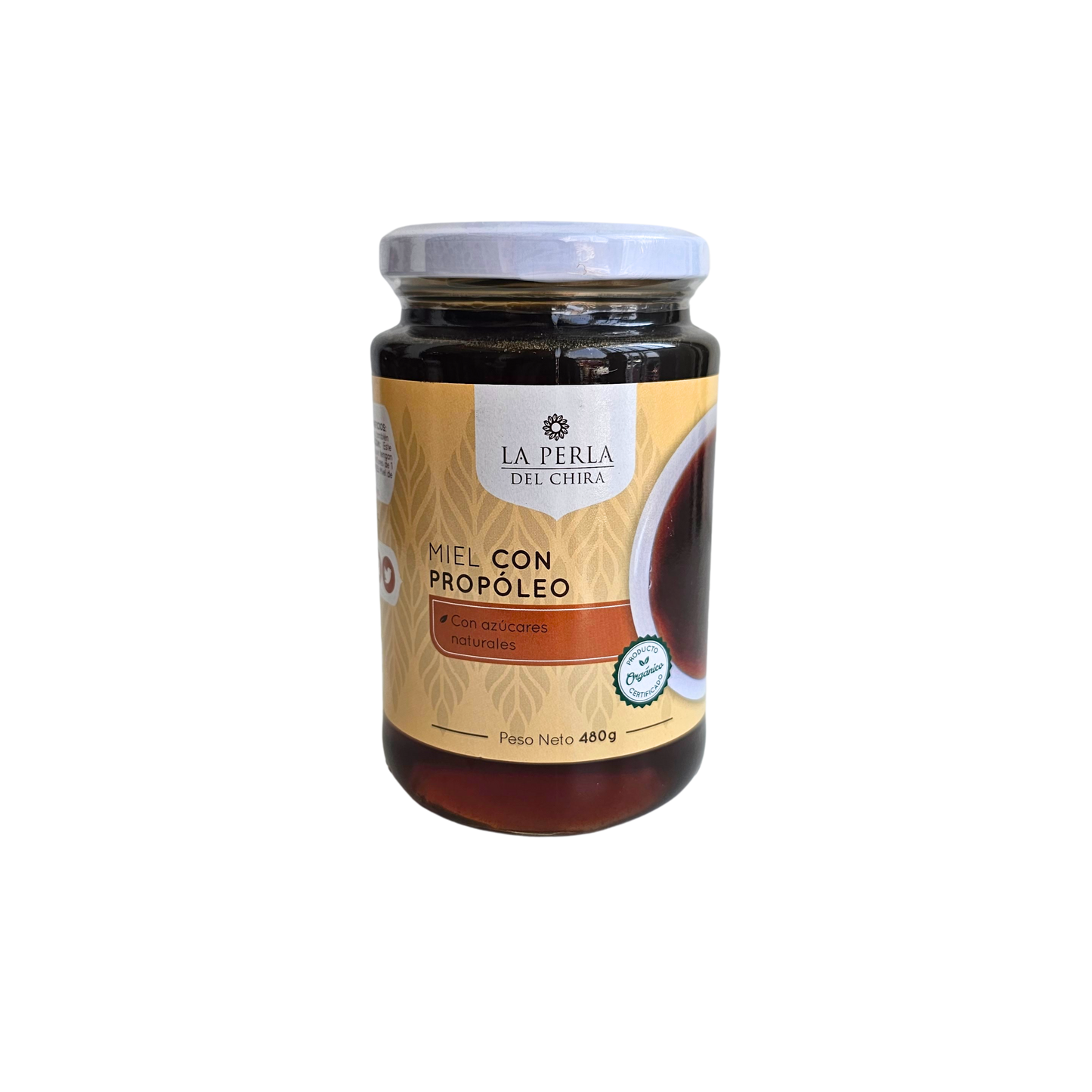 Miel con propóleo 480g La Perla del Chira