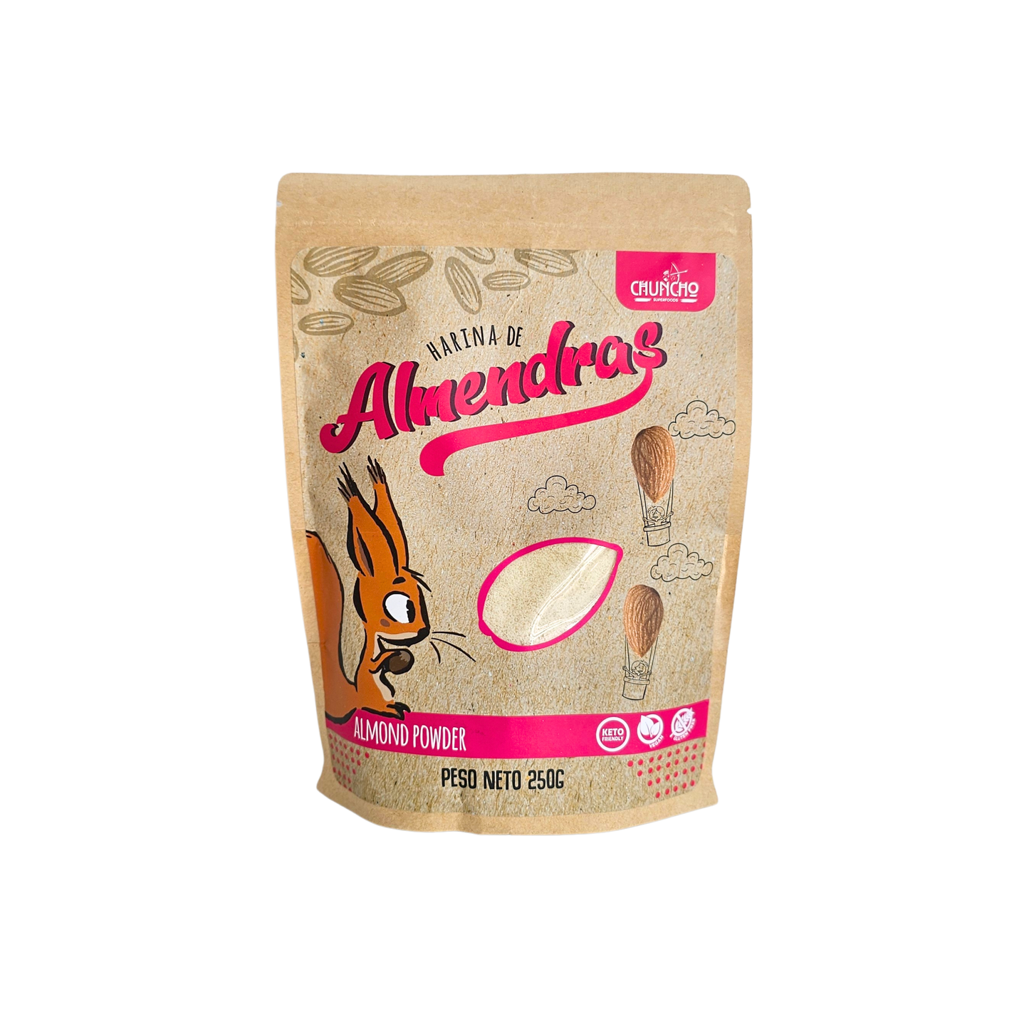 Harina de almendras 250gr Chuncho