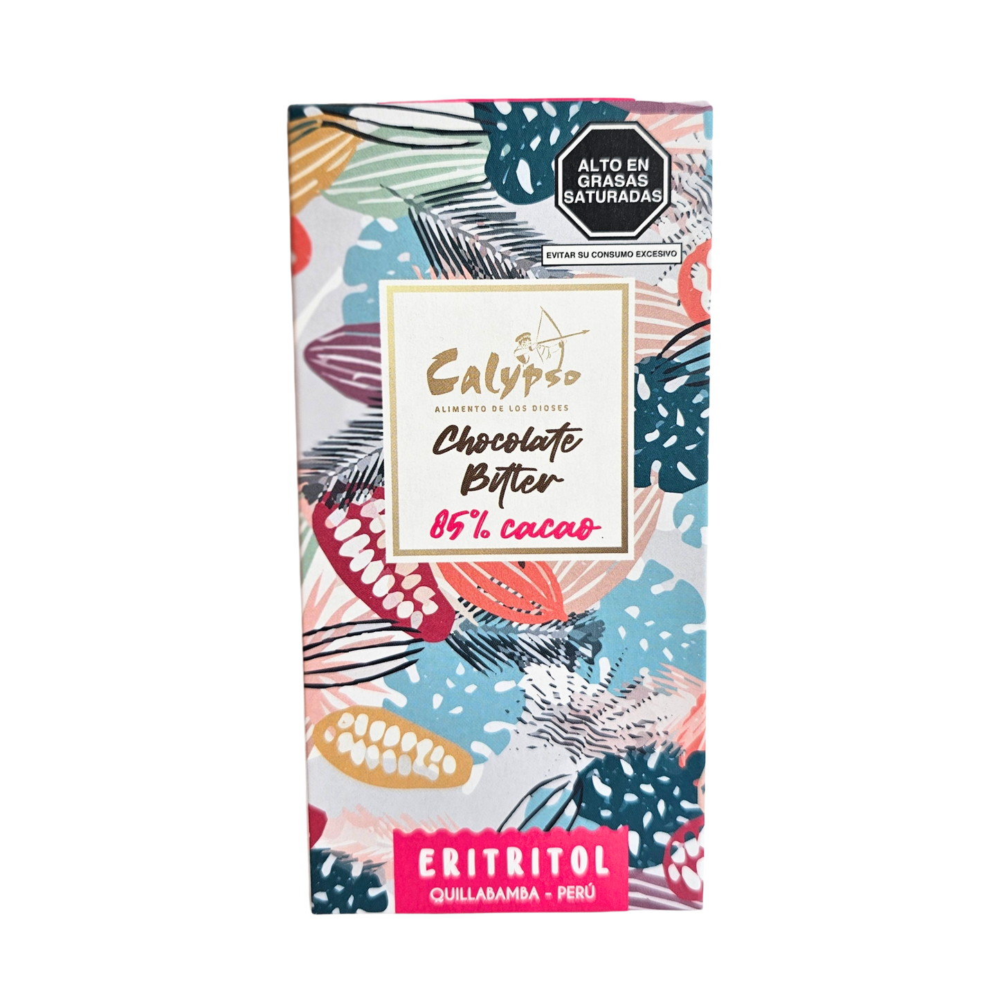 Chocolate bitter 85% cacao 50g Calypso