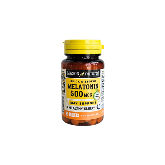 Melatonina 500mcg 60tab Mason natural